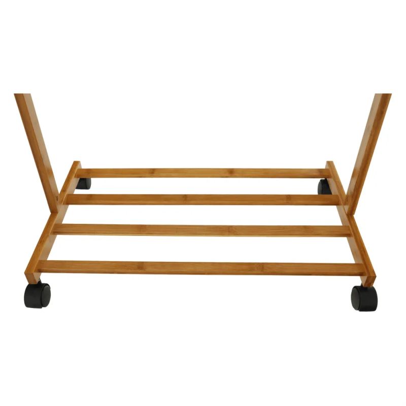 Pojazdný vešiak TYP 1, bambus, šírka 60cm