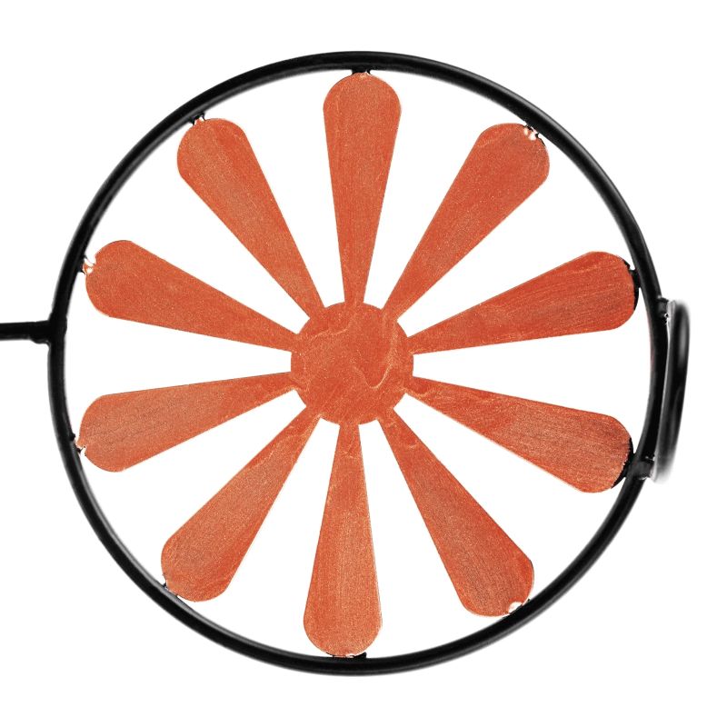 RETRO kvetináč v tvare bicykla, bordová/čierna