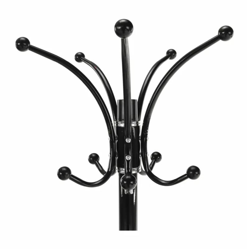 Moderný štýlový vešiak čierny