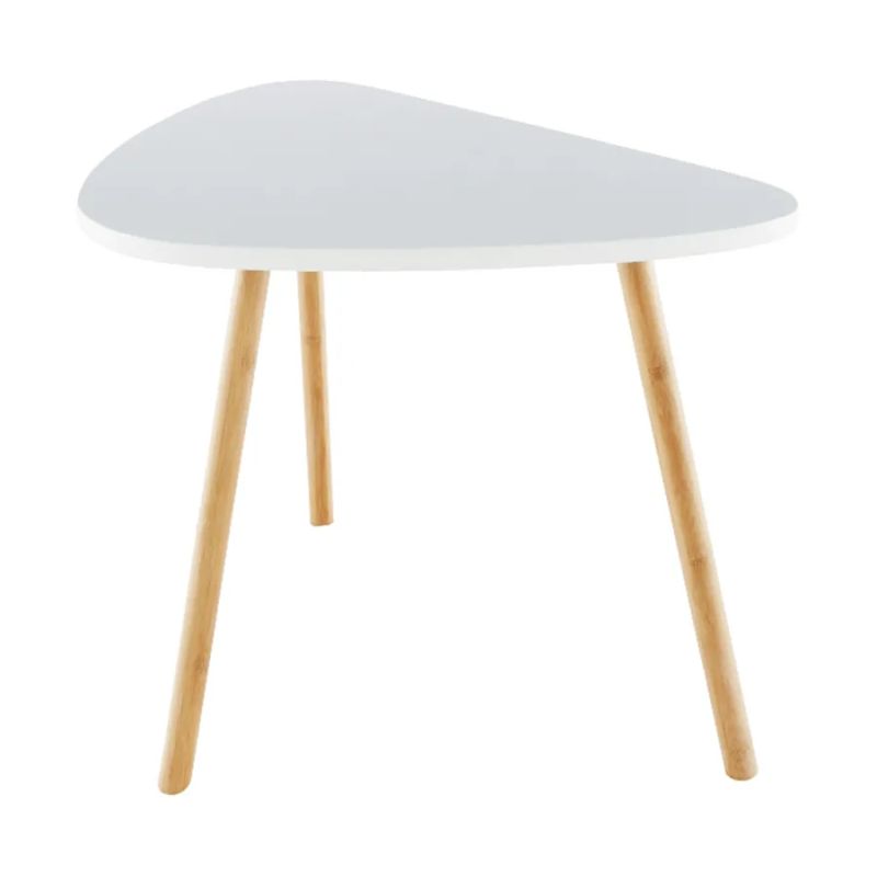 Sada dvoch konferenčných stolíkov, biela/prírodná