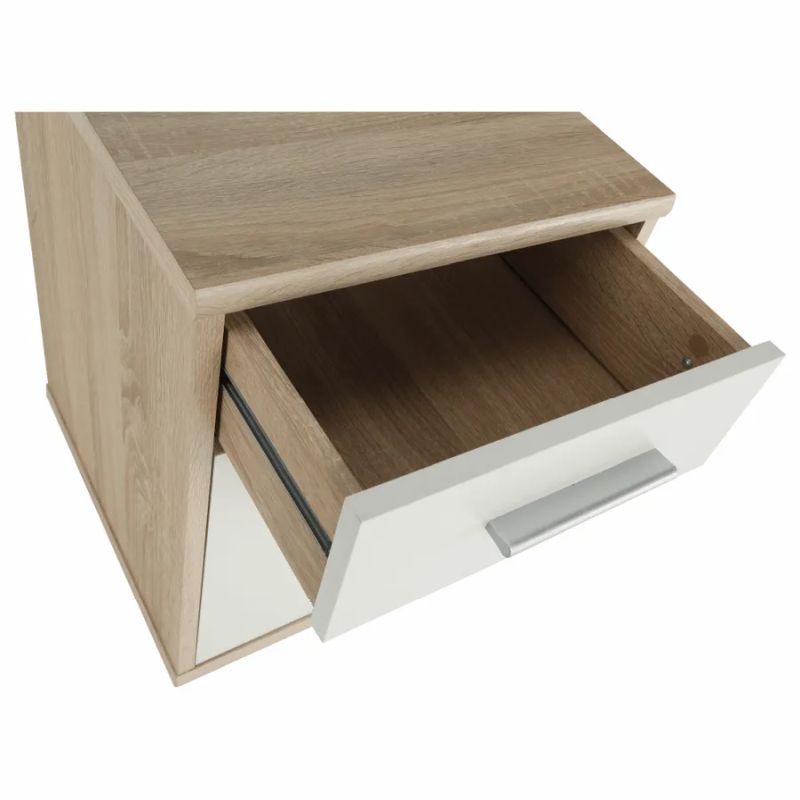 Kancelársky kontajner z kvalitnej DTD, dub sonoma/biely