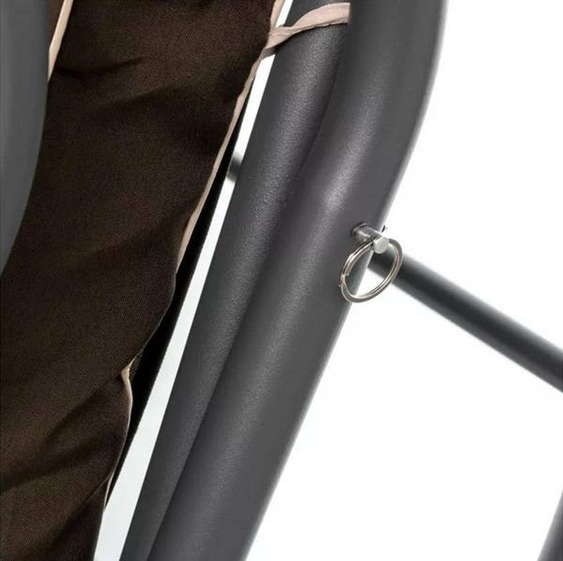 Záhradná hojdačka pre tri osoby, cappucino