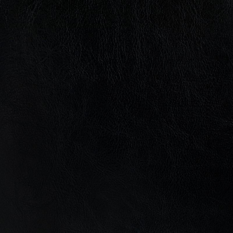 Multifunkčný taburet, čierna textilná koža