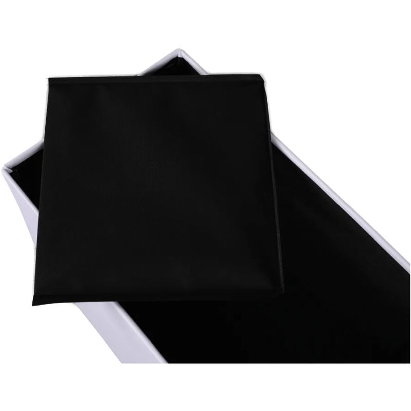 Nadčasový skladací taburet, biela ekokoža