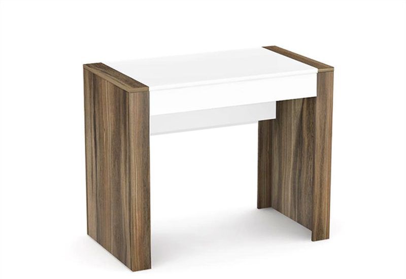 PC stôl biela doska, 1x zásuvka - viac farebných prevedení