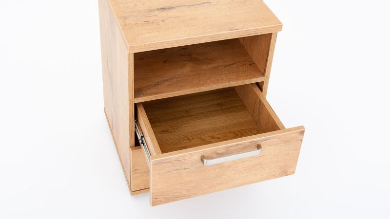 Nočný stolík  2x zásuvka, vysoký - viac farebných prevedení