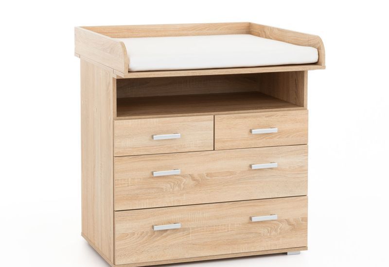 Komoda s prebalovacím pultom a matracom - viac farebných prevedení