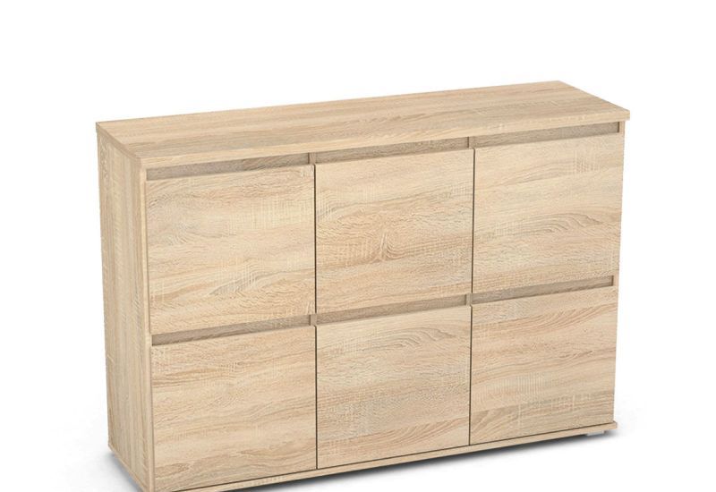 Komoda 6-zásuvková - viac farebných prevedení