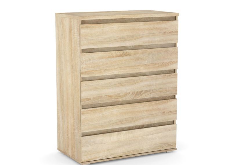 Komoda 5x zásuvka - viac farebných prevedení