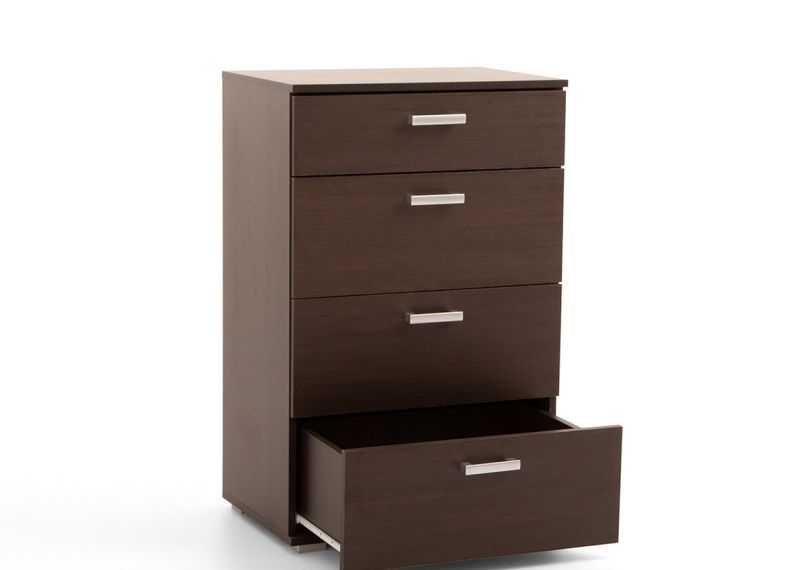 Praktická úzka komoda 4-zásuvková - viac farebných prevedení