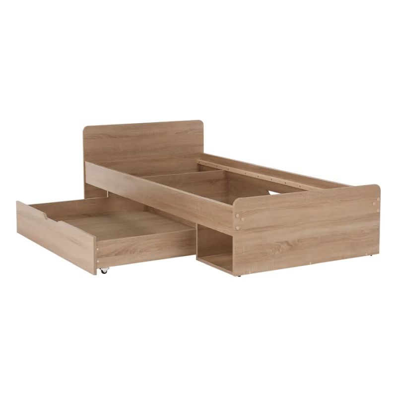 Detská-študentská posteľ 90, dub sonoma