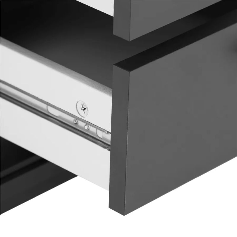 Nočný stolík v sivej farbe