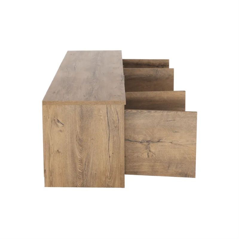 Komoda K4D, štvordverová, dub lefkas