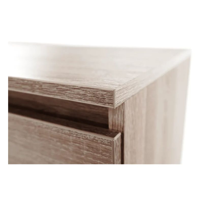 Komoda v prevedení dub sonoma, 3x zásuvka