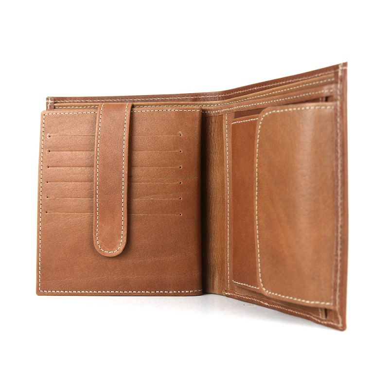 Luxusná kožená peňaženka v hnedej farbe