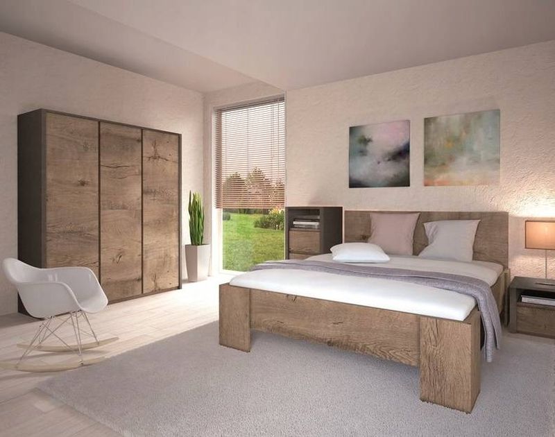 Komoda v modernom dizajne bez úchytiek K3D, lefkas ciemny-smooth grey