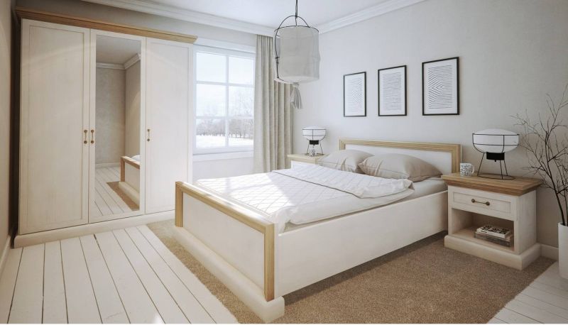 Komoda K2D sosna nordická-dub dziki