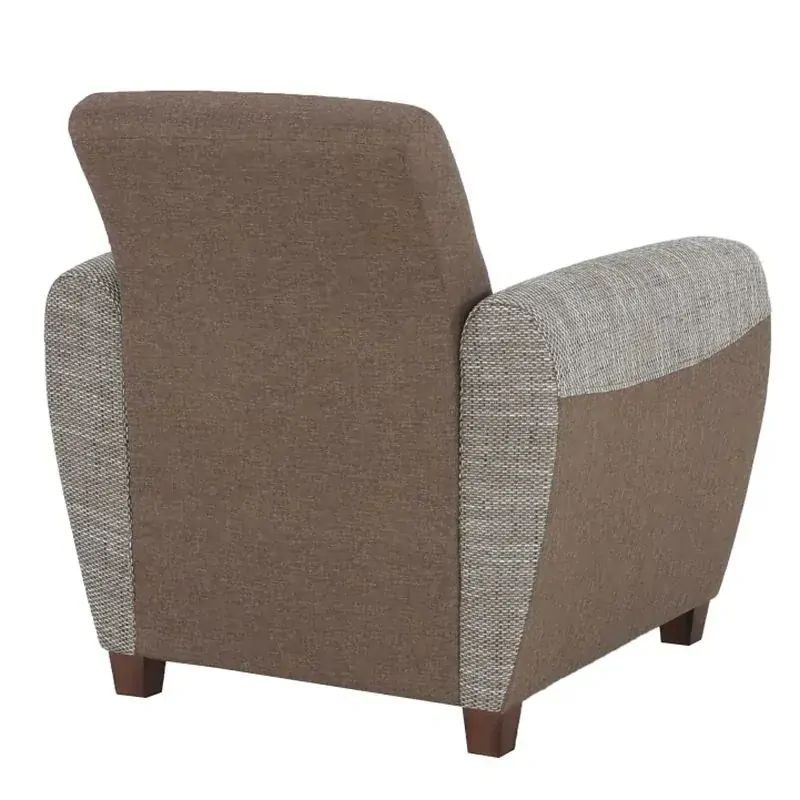 Kreslo s moderným dizajnom, hnedé