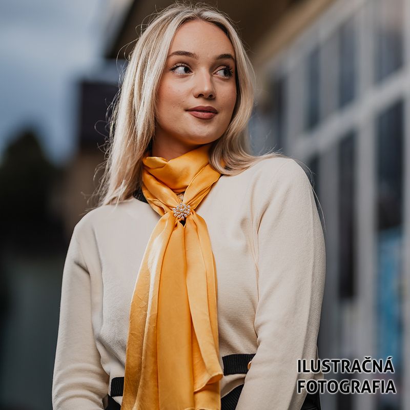 Hodvábna šatka ZELENO MODRÁ 90 x 90cm