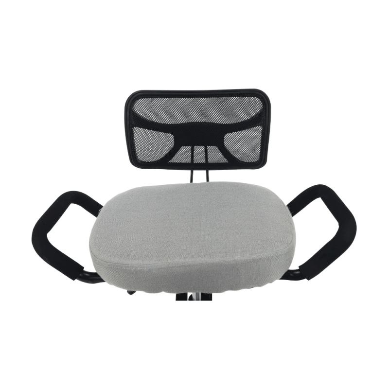 Ergonomický kľakosed s operadlom , sivohnedá Taupe-čierna