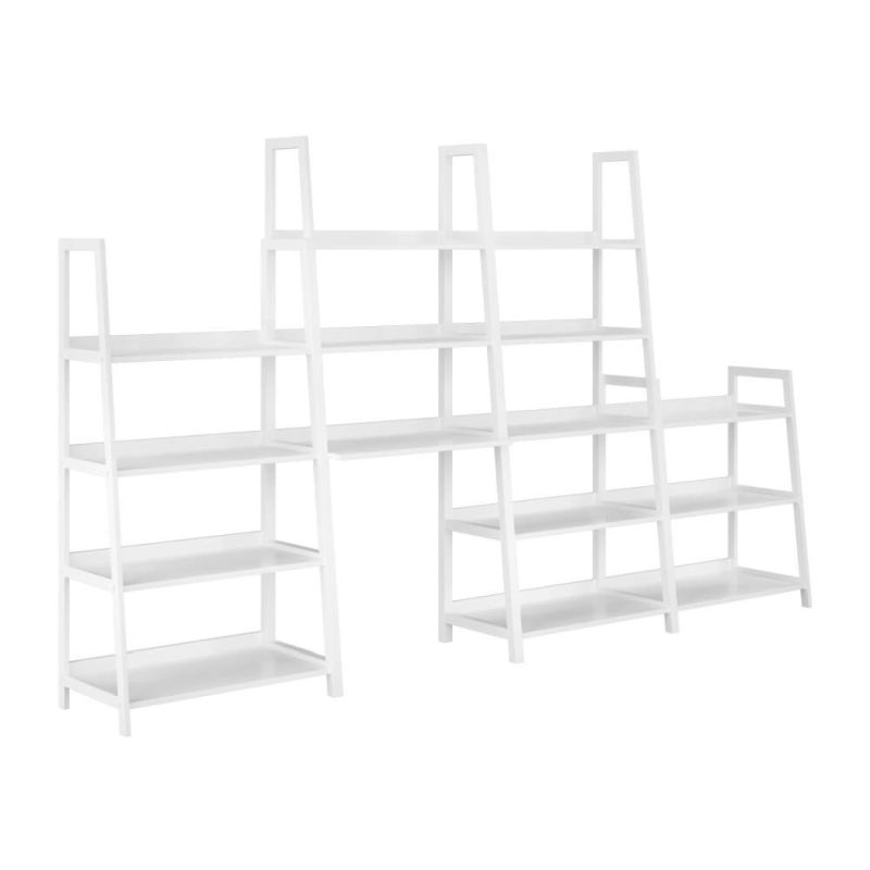 Šikovný 3-policový regál, biela