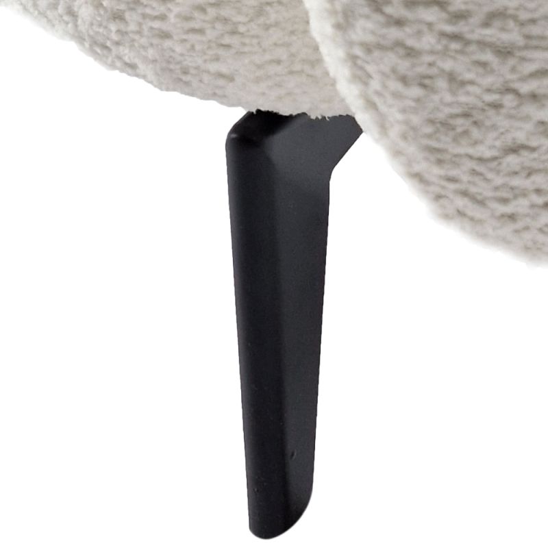 Celočalúnené kreslo vo farebnom prevedení biela