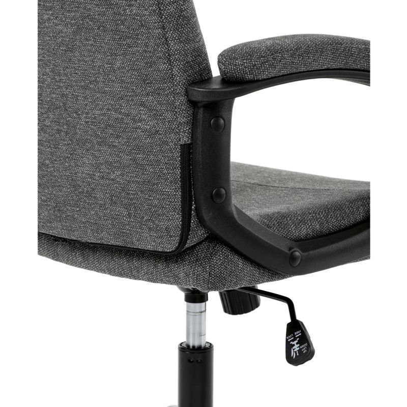 Atraktívne kancelárske kreslo, sivá látka