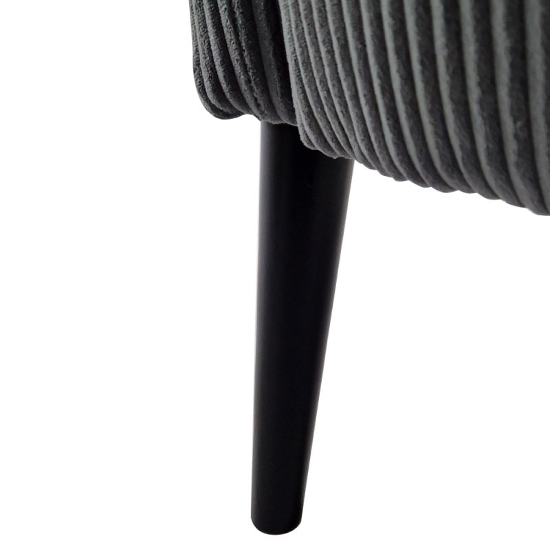 Dizajnové kreslo v prevedení sivá-čierna