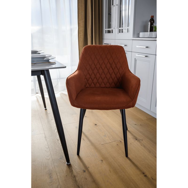 Štýlové dizajnové kreslo, hnedá-čierna