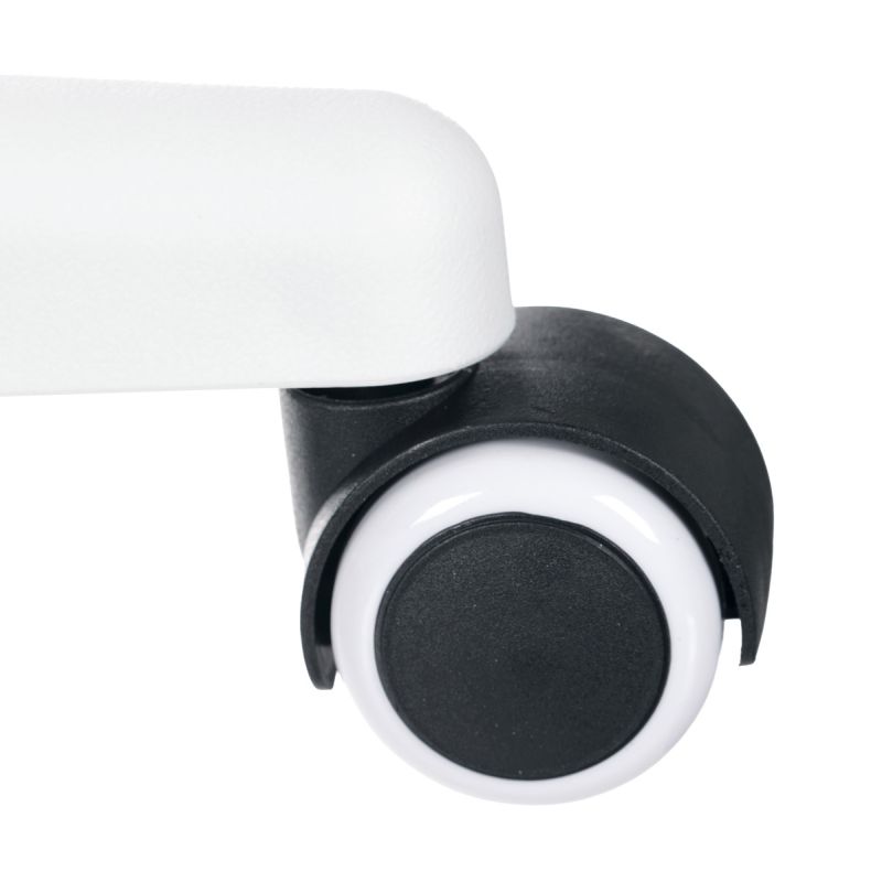 Detská stolička, modrá sieťovina, biely plastový kríž