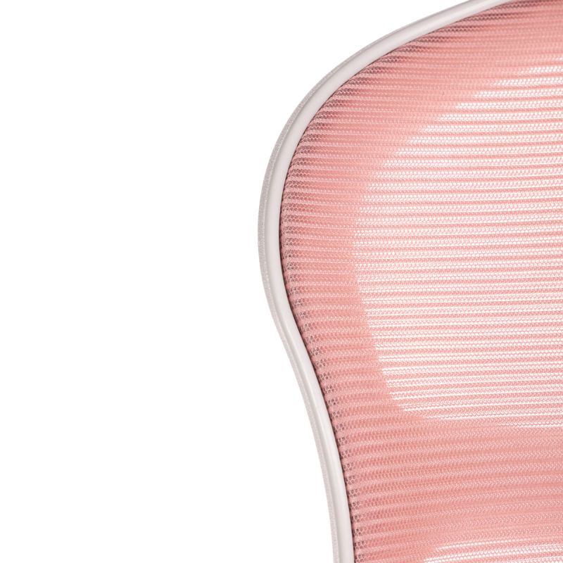 Detská stolička, ružová sieťovina, biely plastový kríž