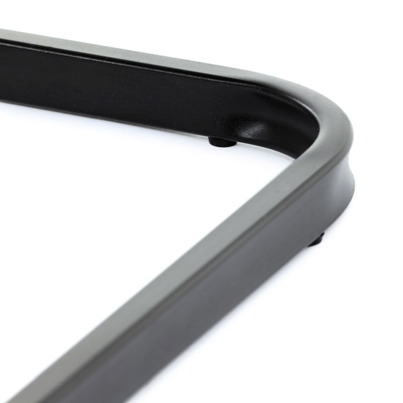 Stolička jedálenská, taštičkové pružiny, zelená látka, čierny kov