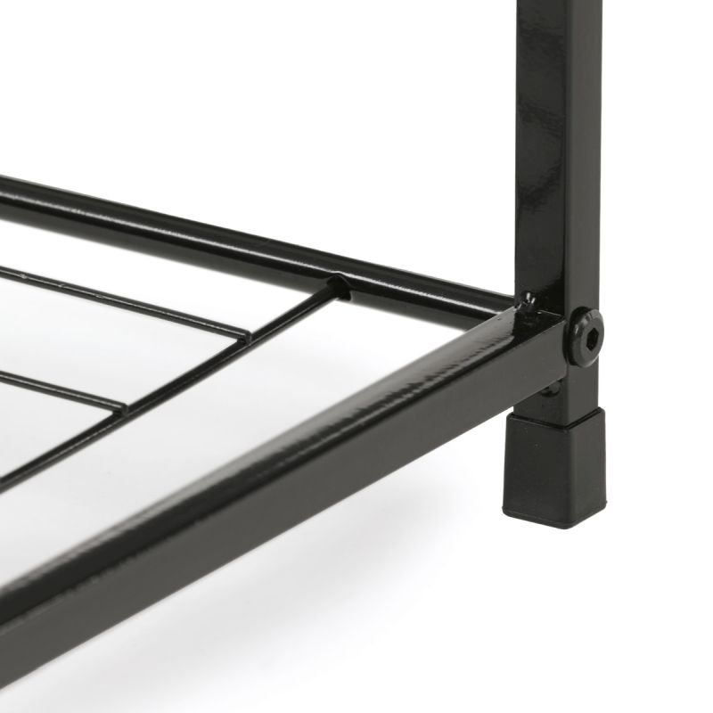 Botník, 3 police, MDF, dekor staré drevo