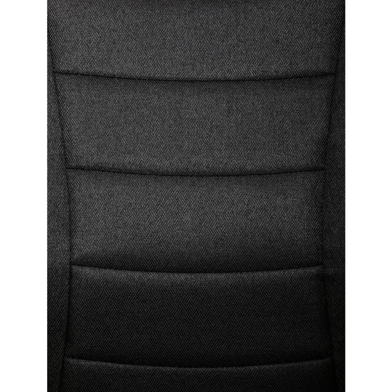 Štýlová kancelárska stolička čalúnená čiernou látkou