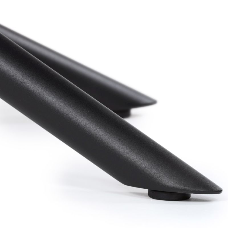 Stôl konferenčný, doska spekaná keramika 120x70cm, čierny mramor