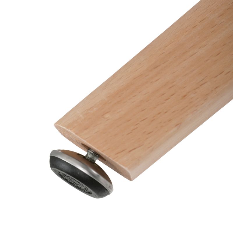 Okrúhly jedálenský stôl s bielou MDF doskou 80