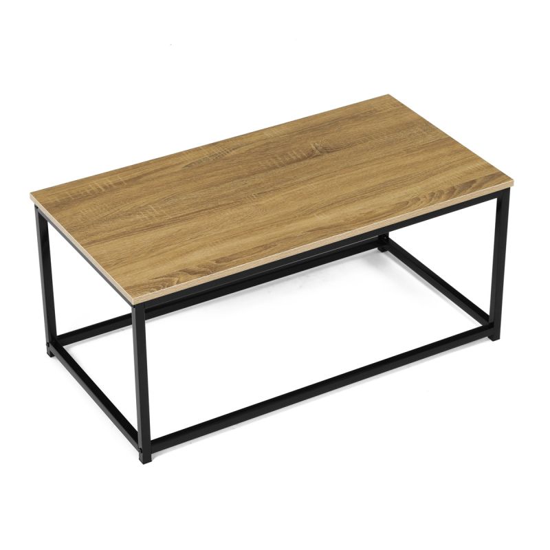 Stôl konferenčný, 90x48x41 cm, MDF, dekor divoký dub