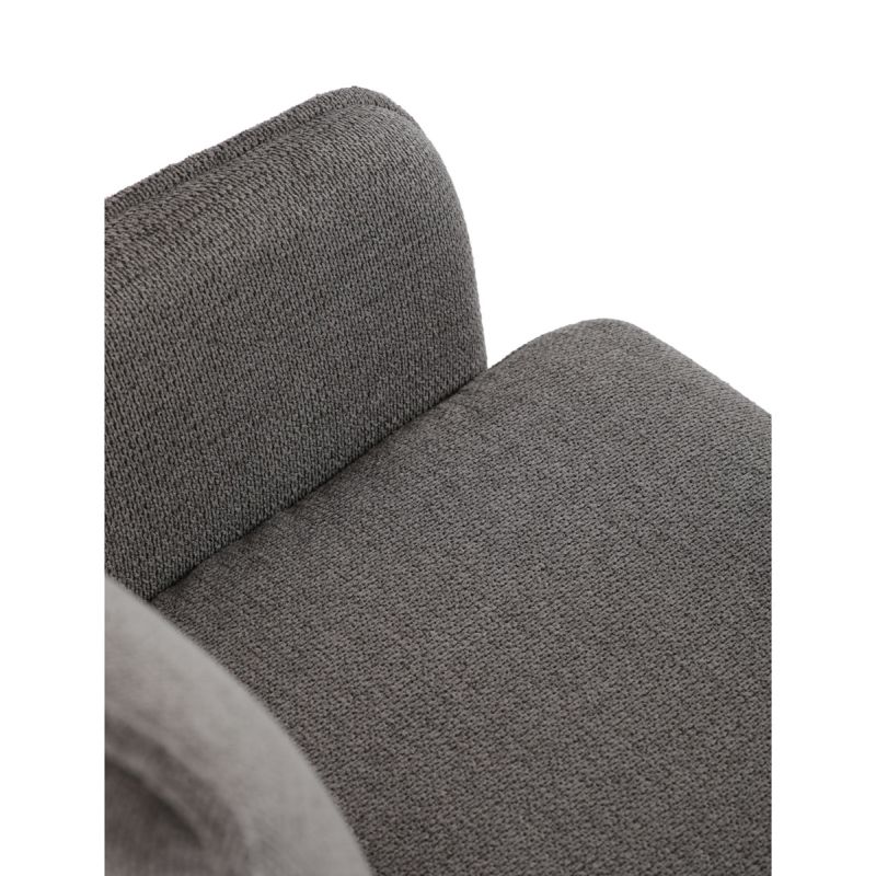 Stolička, taštičkové pružiny v sedadle, 180 ° otočný mechanizmus, šedá vodeodolná látka