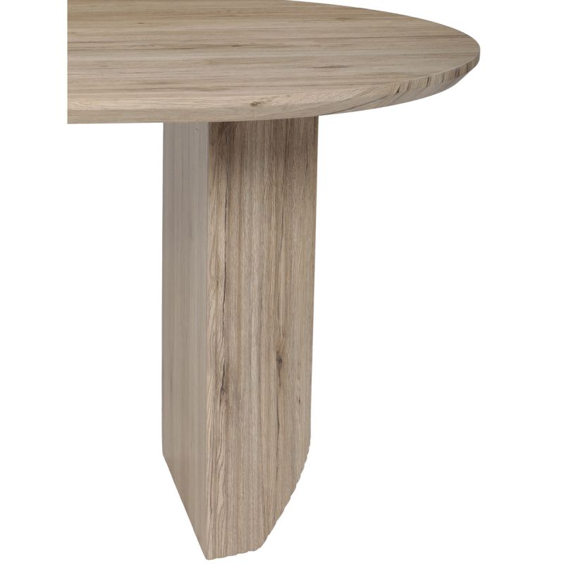 Stôl jedálenský, 200x100x76 cm, MDF doska, 3D dekor dub san remo