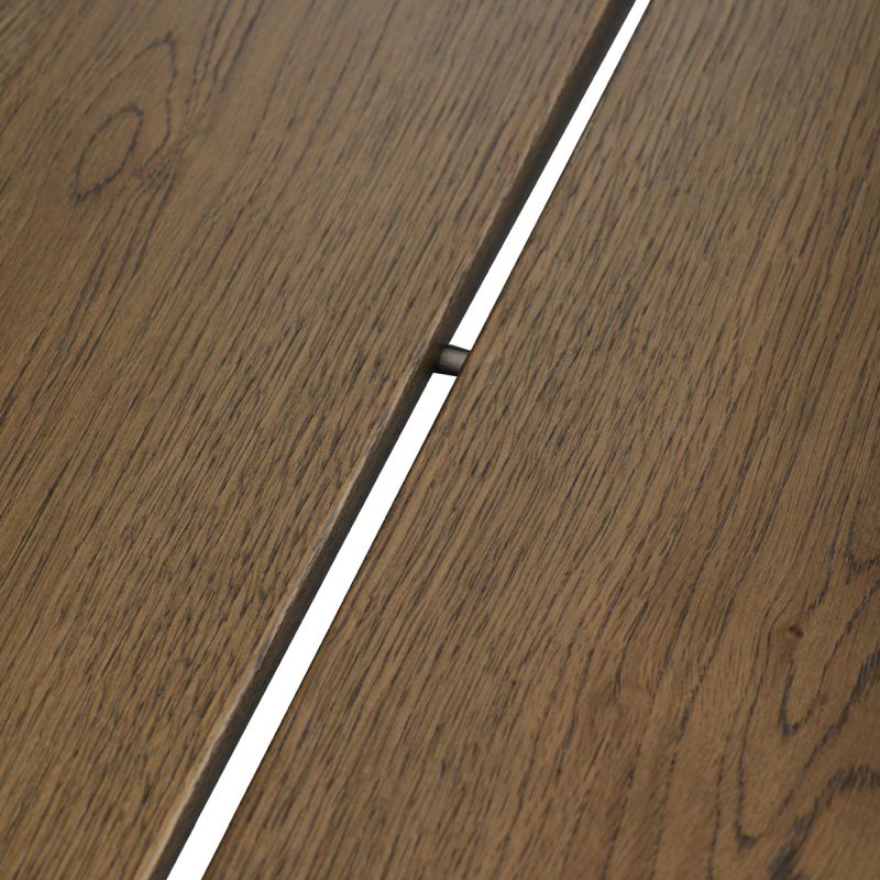 Stôl jedálenský, 220x90cm, dyha, farba orech