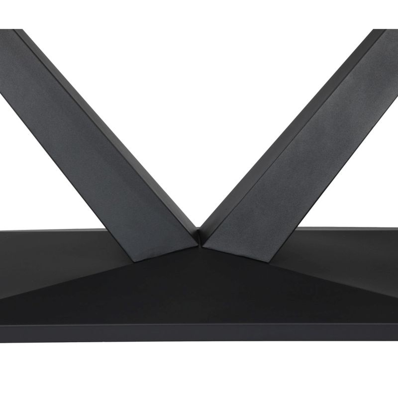 Dizajnový rozkladací stôl jedálenský, 140 + 40x85, biela matná MDF doska