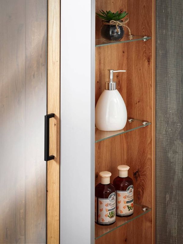 Skrinka do kúpeľne 803 artisan oak/white