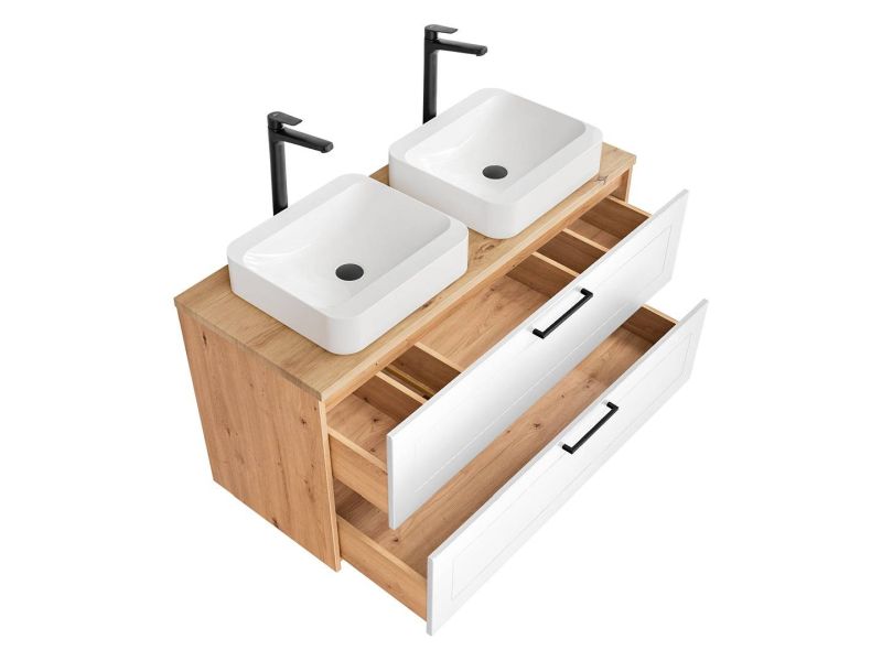 Skrinka do kúpeľne 854 artisan oak/white