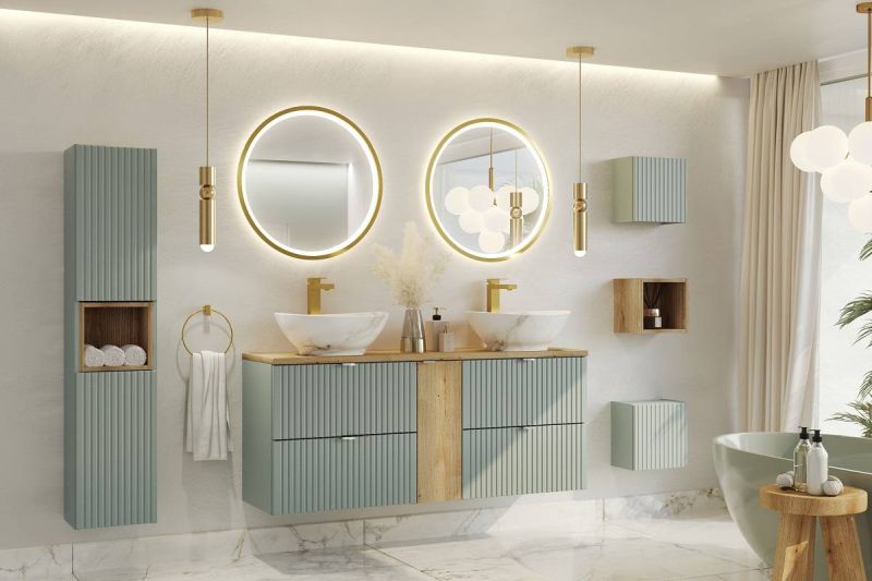 Skrinka do kúpeľne 83-30-1DQ, Reed green