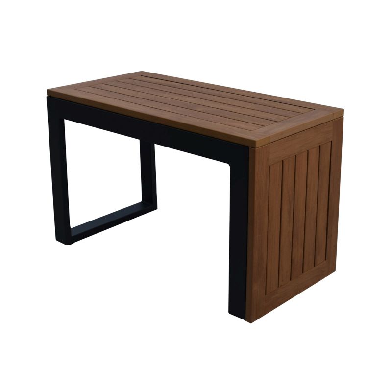 Záhradná zostava pre 4 osoby, sivá látka