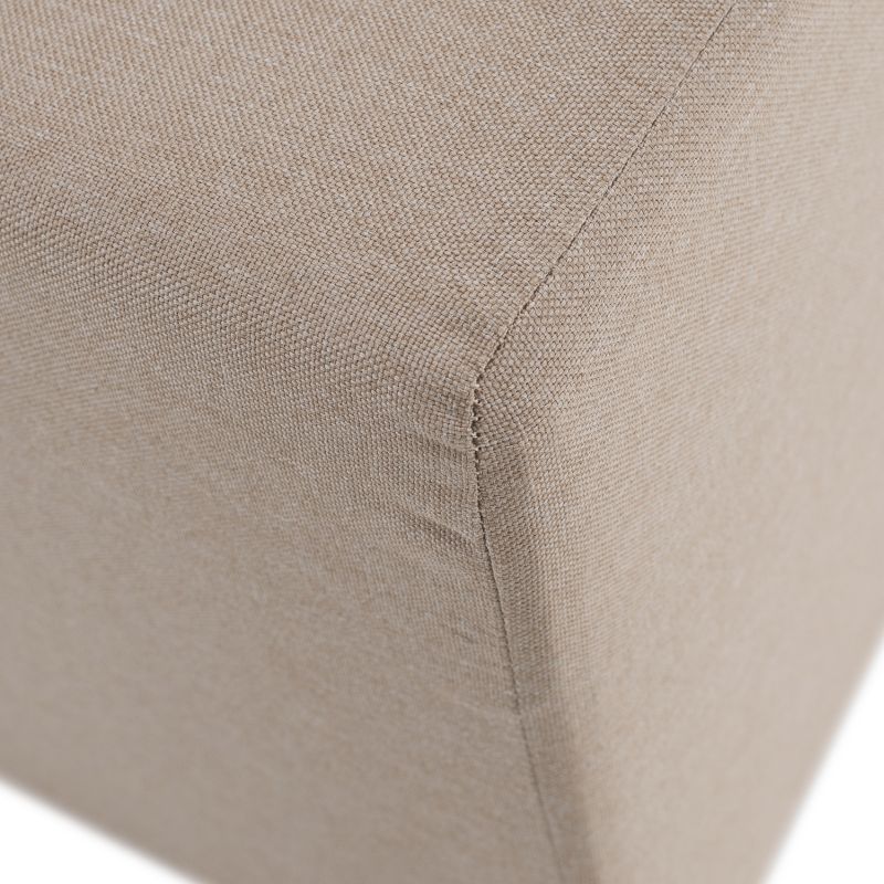 Praktický taburet, látka Savana béžová