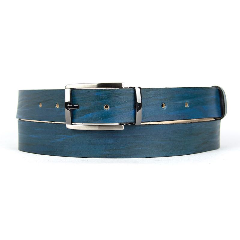 Ručne maľovaný kožený opasok, 163cm, Limitovaná edícia 15