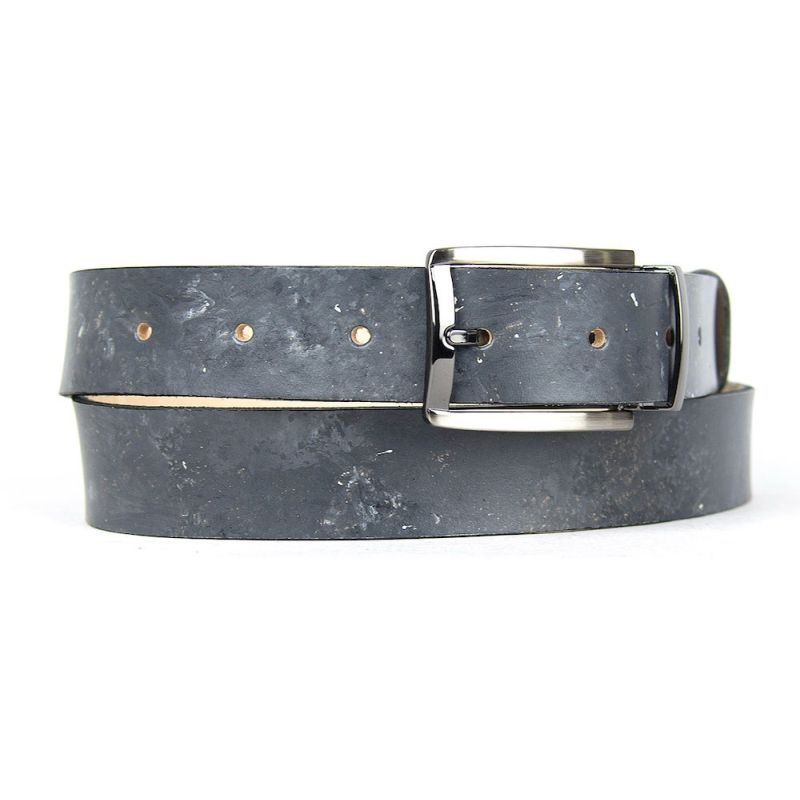 Ručne maľovaný kožený opasok, 130cm, Limitovaná edícia 07