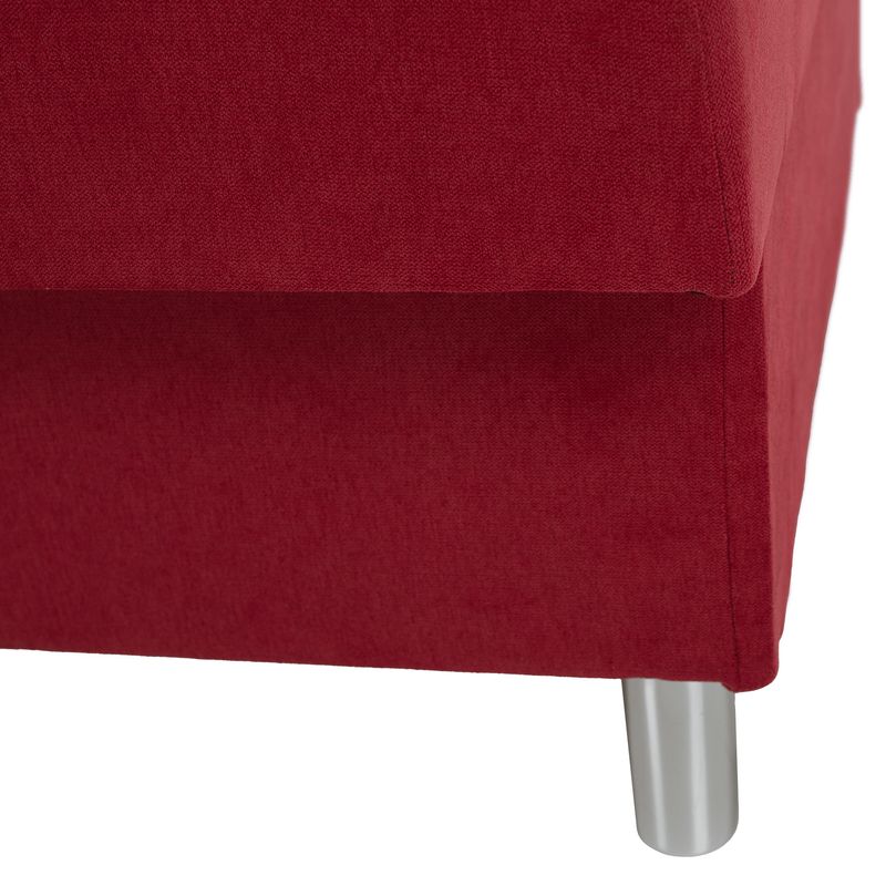 Rozkladacia moderná pohovka, červená