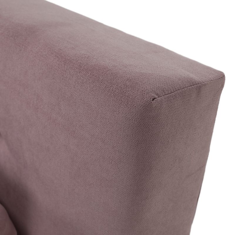 Rozkladacia moderná pohovka, ružová